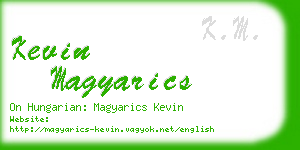 kevin magyarics business card